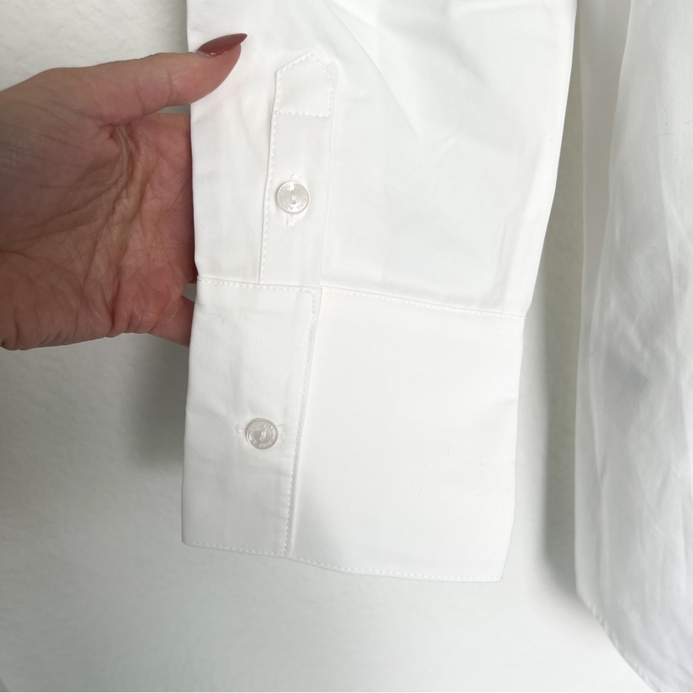 Anine Bing Mika Shirt in White - Picture 10 of 11